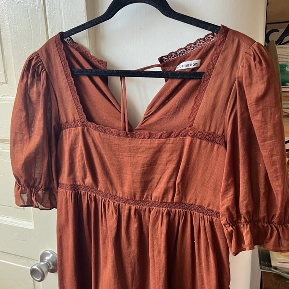 Bekkah Crocheted Lace Maxi Dress Reformation - Picture 4 of 6